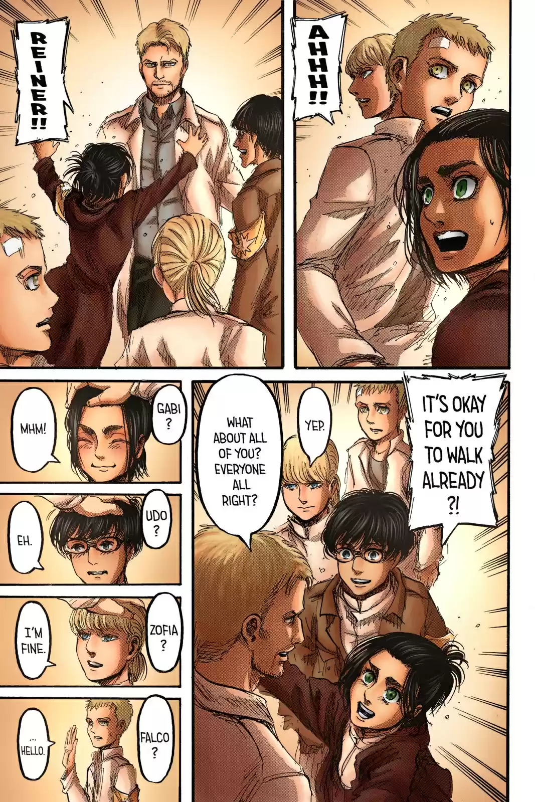 Shingeki no Kyojin (fan colored) Vol. 23 Ch. 93 Midnight Train
