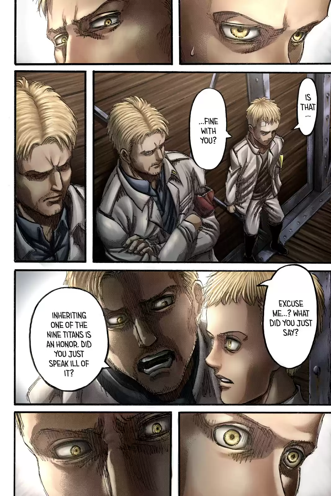 Shingeki no Kyojin (fan colored) Vol. 23 Ch. 93 Midnight Train