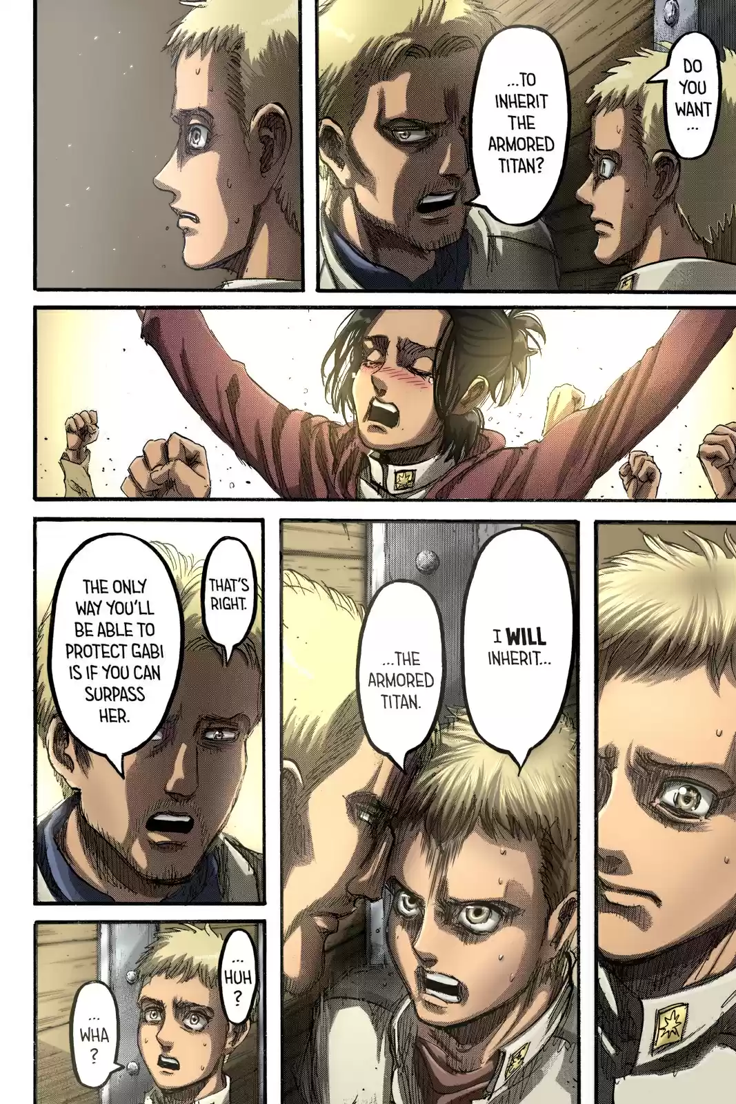 Shingeki no Kyojin (fan colored) Vol. 23 Ch. 93 Midnight Train