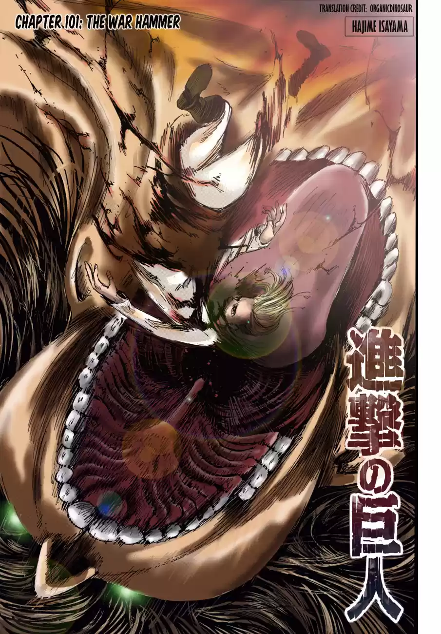 Shingeki no Kyojin (fan colored) Vol. 25 Ch. 101 The War Hammer Titan