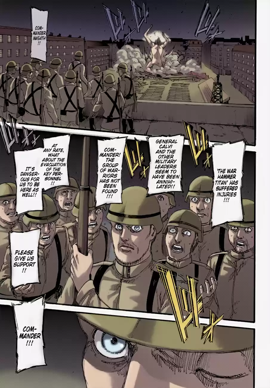 Shingeki no Kyojin (fan colored) Vol. 25 Ch. 101 The War Hammer Titan