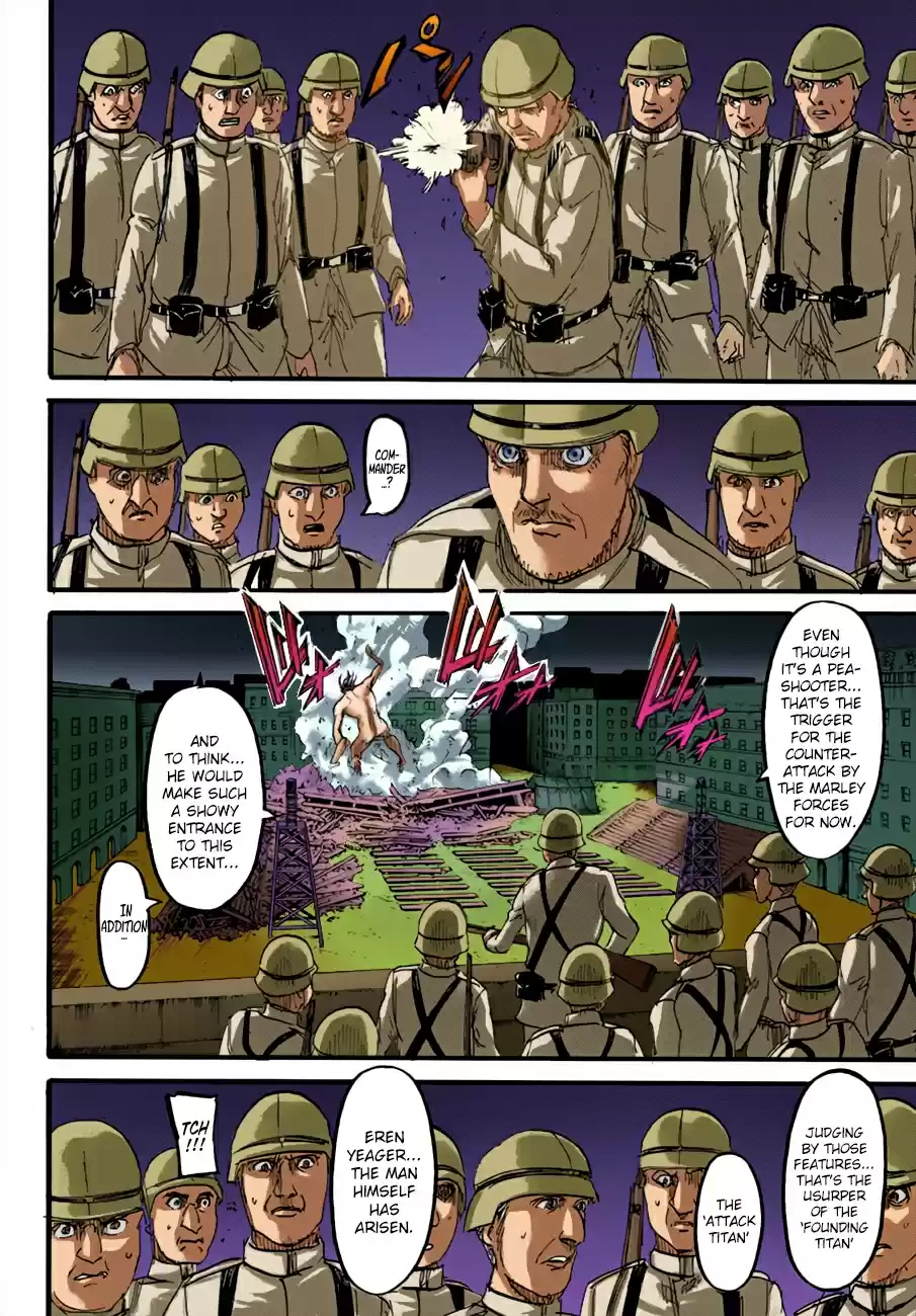Shingeki no Kyojin (fan colored) Vol. 25 Ch. 101 The War Hammer Titan