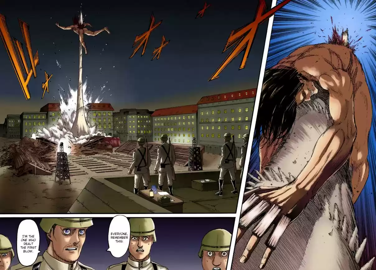 Shingeki no Kyojin (fan colored) Vol. 25 Ch. 101 The War Hammer Titan