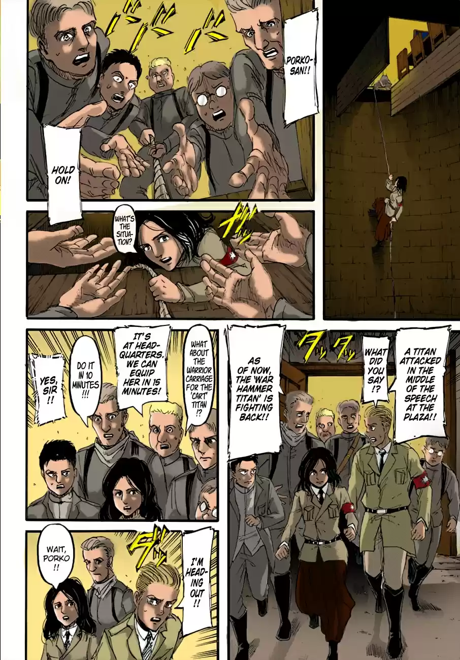 Shingeki no Kyojin (fan colored) Vol. 25 Ch. 101 The War Hammer Titan