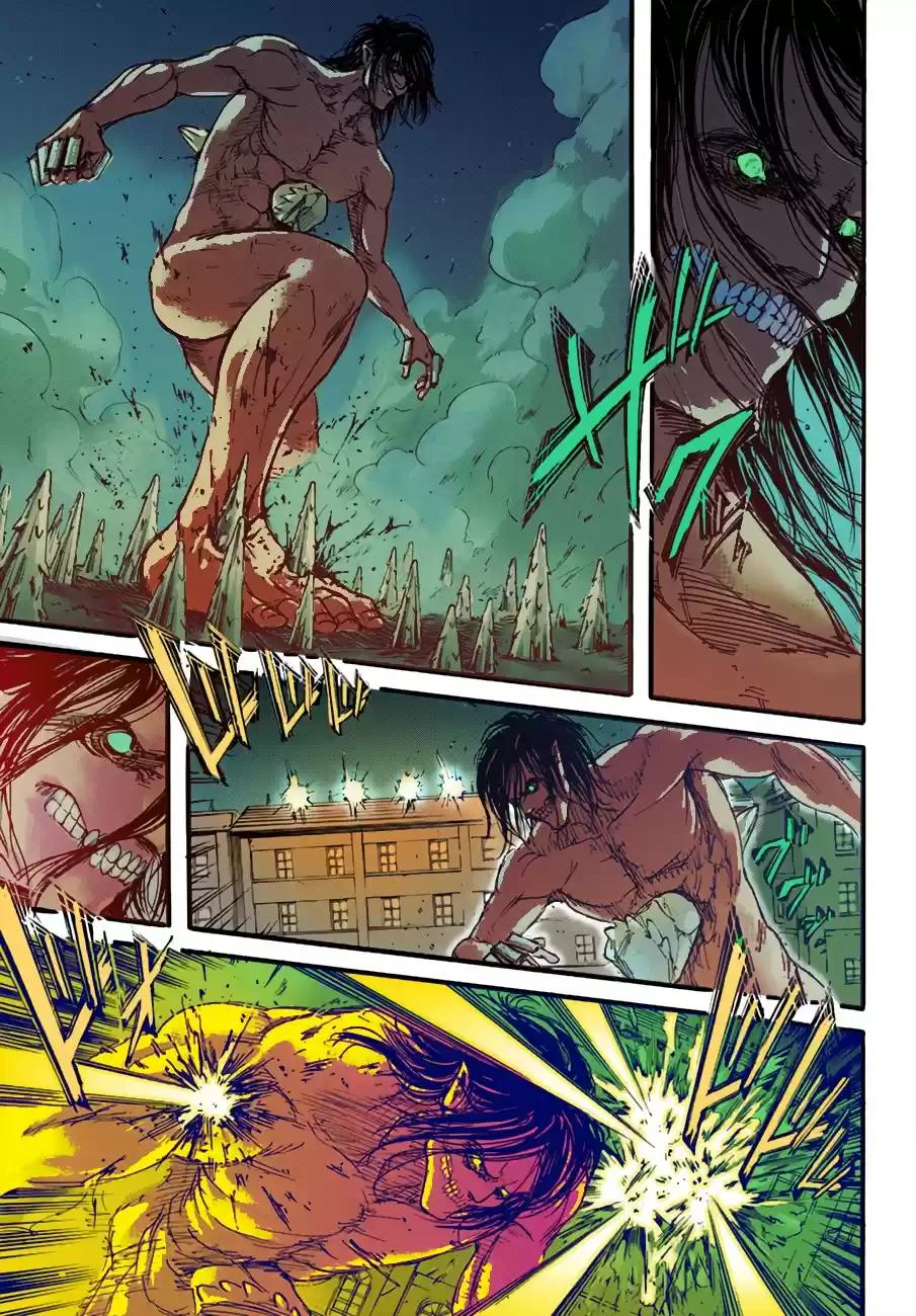 Shingeki no Kyojin (fan colored) Vol. 25 Ch. 101 The War Hammer Titan