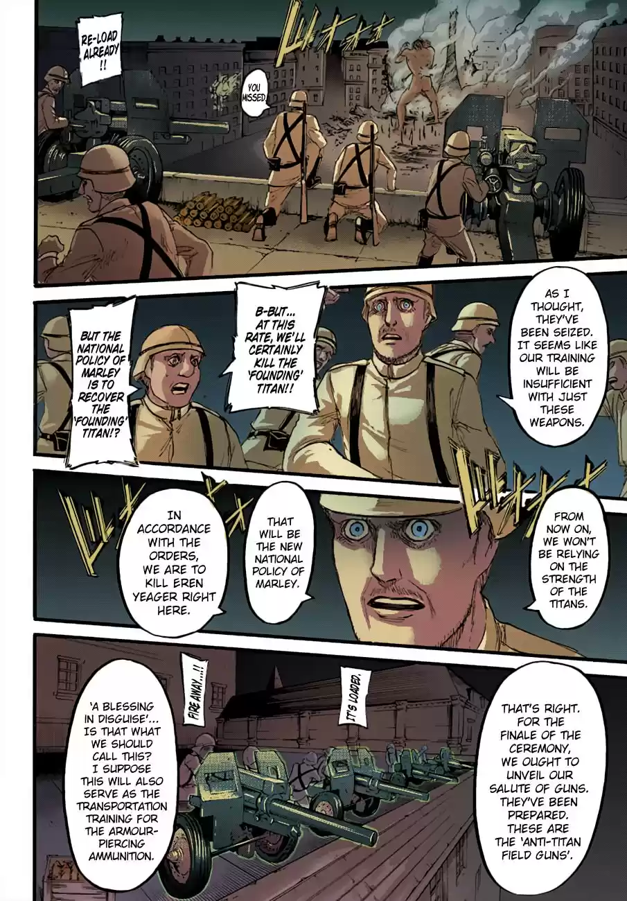 Shingeki no Kyojin (fan colored) Vol. 25 Ch. 101 The War Hammer Titan