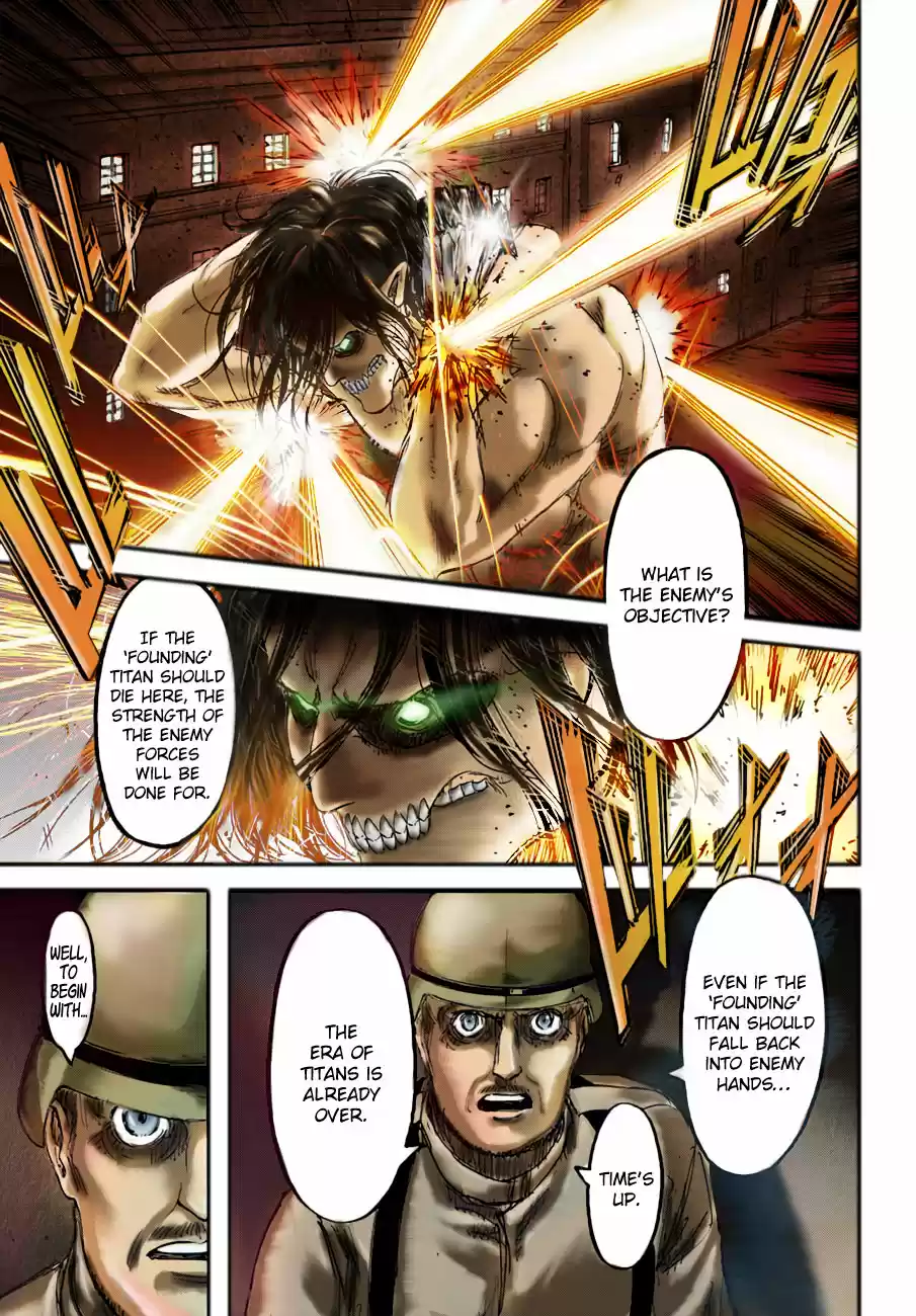 Shingeki no Kyojin (fan colored) Vol. 25 Ch. 101 The War Hammer Titan