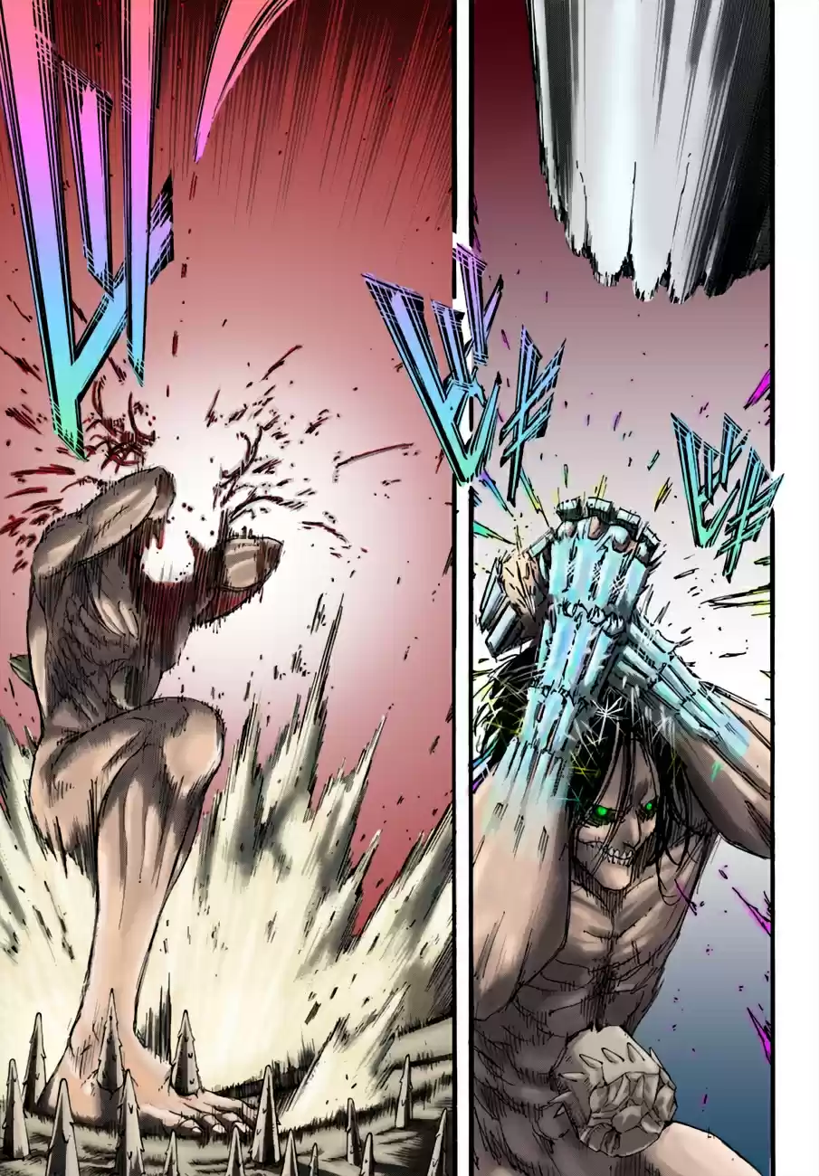 Shingeki no Kyojin (fan colored) Vol. 25 Ch. 101 The War Hammer Titan