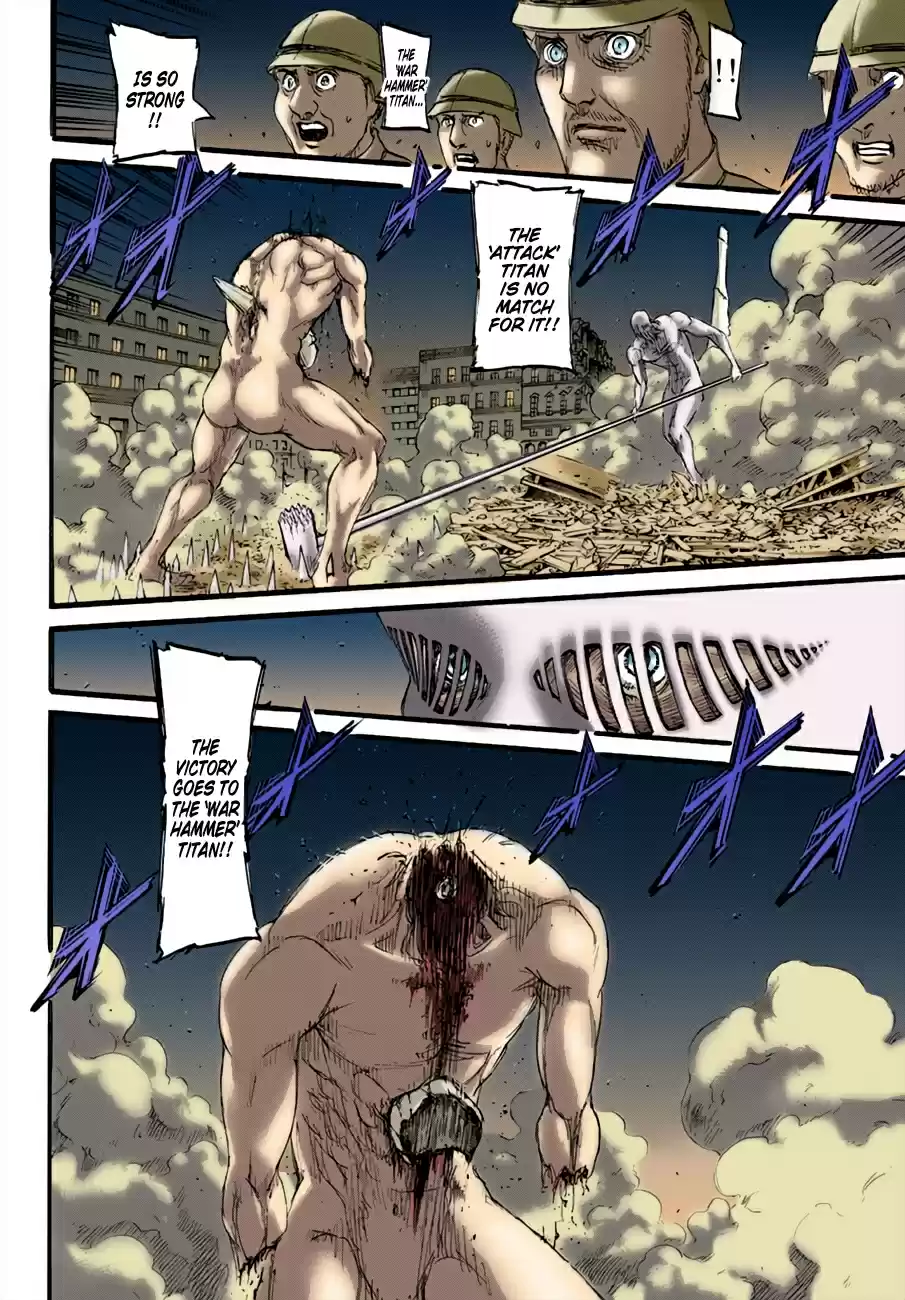 Shingeki no Kyojin (fan colored) Vol. 25 Ch. 101 The War Hammer Titan