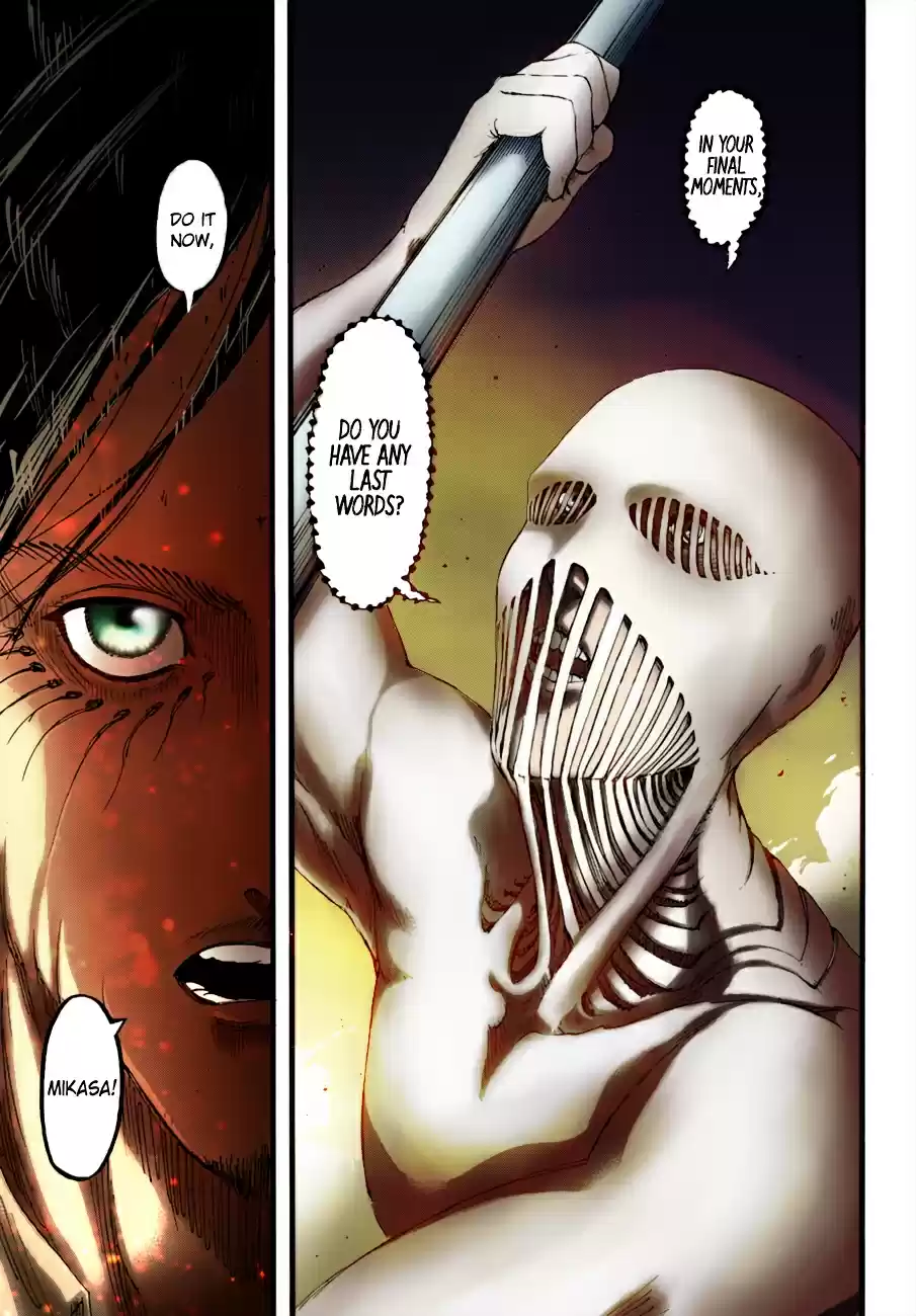 Shingeki no Kyojin (fan colored) Vol. 25 Ch. 101 The War Hammer Titan