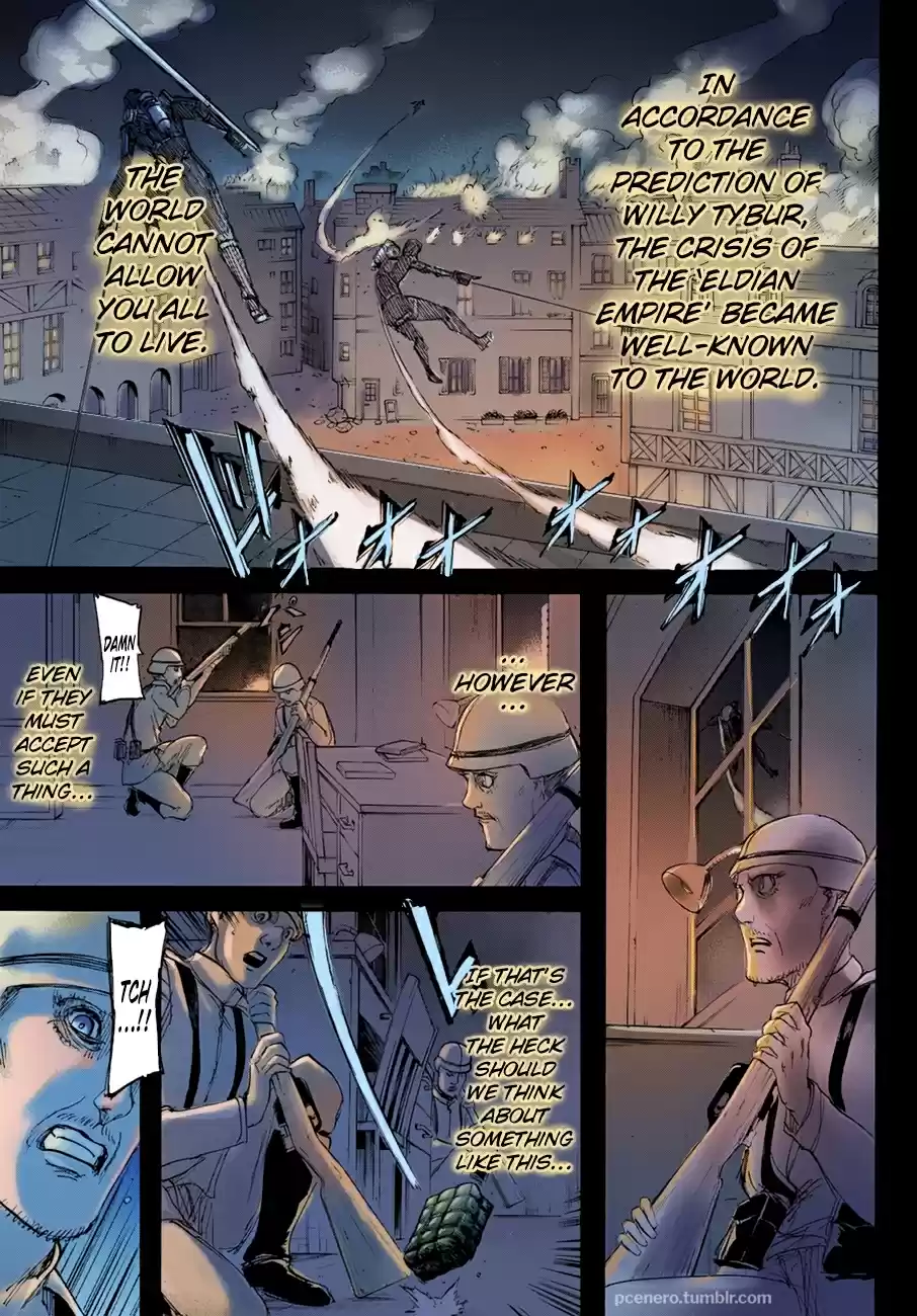 Shingeki no Kyojin (fan colored) Vol. 25 Ch. 102 Too Little, Too Late