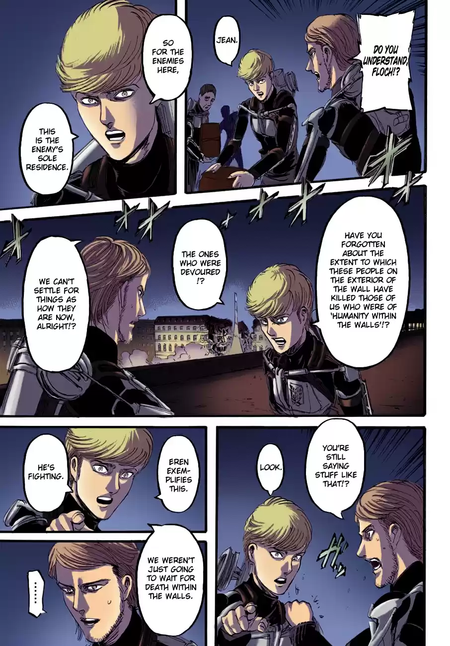 Shingeki no Kyojin (fan colored) Vol. 25 Ch. 102 Too Little, Too Late