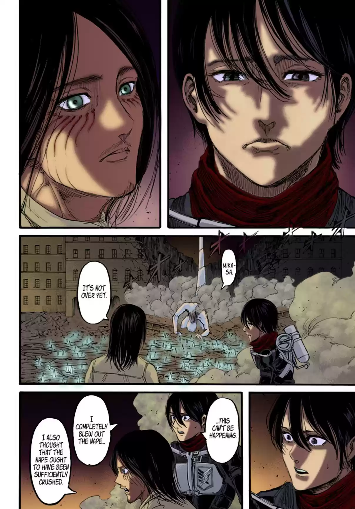 Shingeki no Kyojin (fan colored) Vol. 25 Ch. 102 Too Little, Too Late