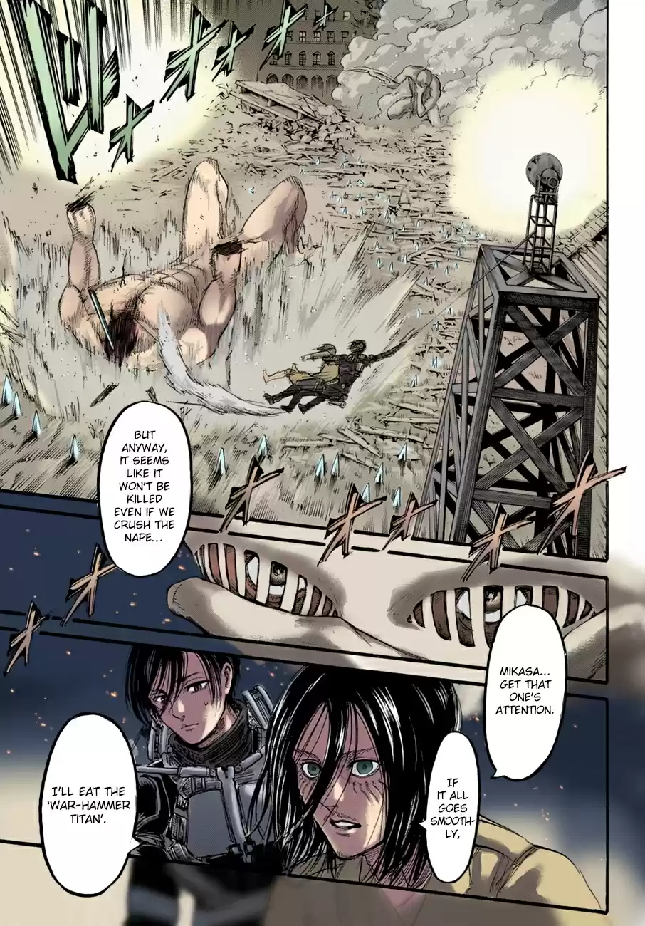 Shingeki no Kyojin (fan colored) Vol. 25 Ch. 102 Too Little, Too Late