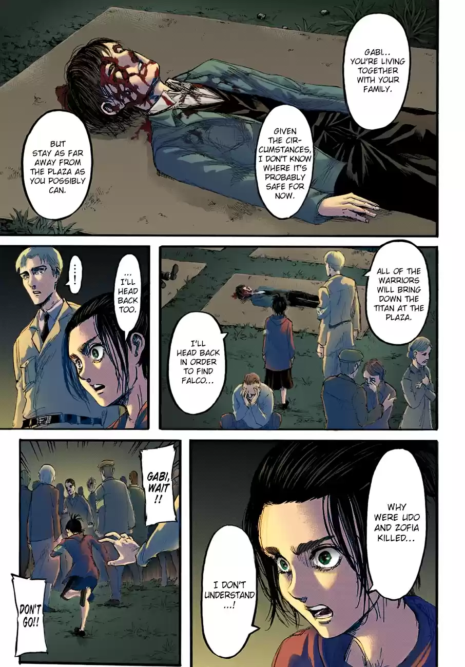 Shingeki no Kyojin (fan colored) Vol. 25 Ch. 102 Too Little, Too Late