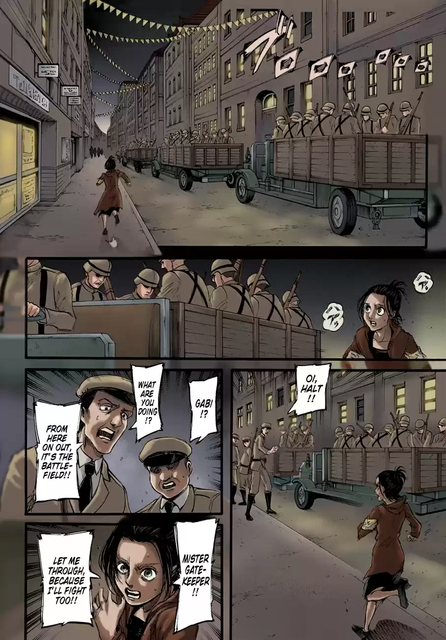 Shingeki no Kyojin (fan colored) Vol. 25 Ch. 102 Too Little, Too Late