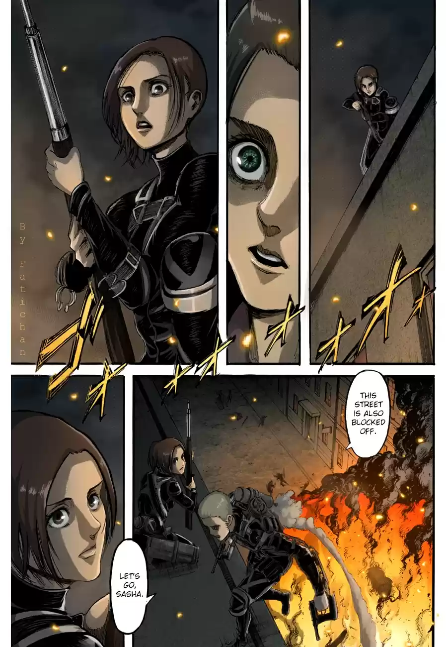 Shingeki no Kyojin (fan colored) Vol. 25 Ch. 102 Too Little, Too Late