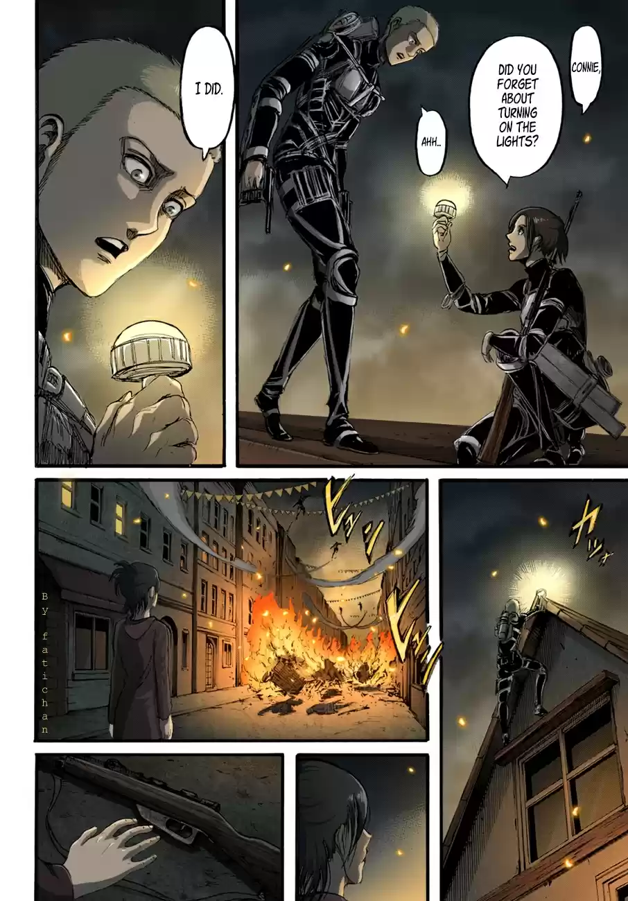 Shingeki no Kyojin (fan colored) Vol. 25 Ch. 102 Too Little, Too Late