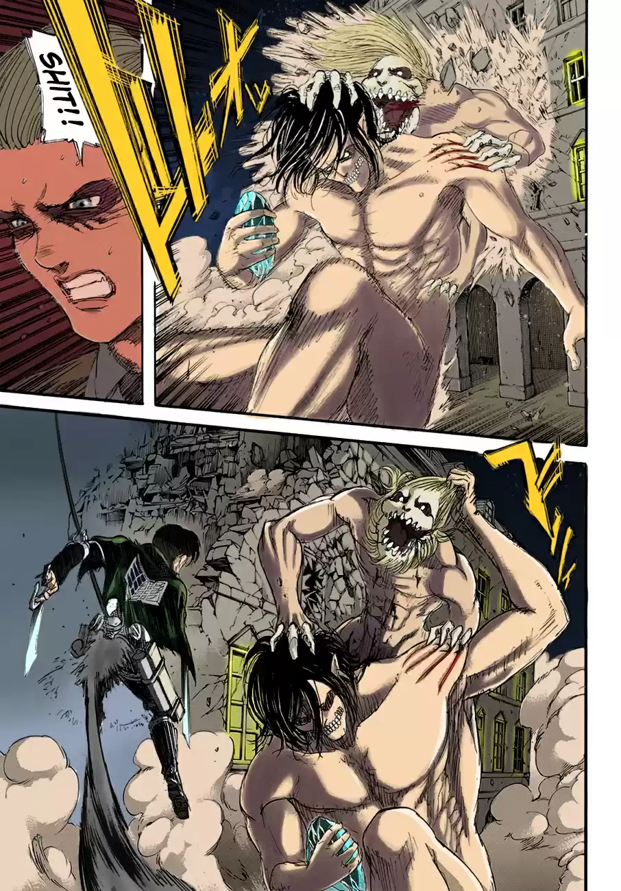 Shingeki no Kyojin (fan colored) Vol. 25 Ch. 102 Too Little, Too Late