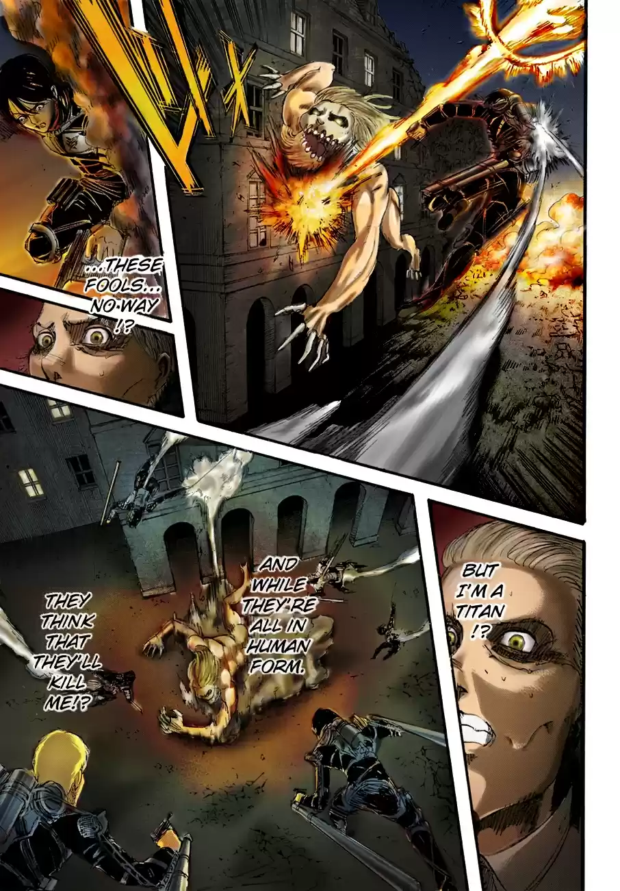 Shingeki no Kyojin (fan colored) Vol. 25 Ch. 102 Too Little, Too Late