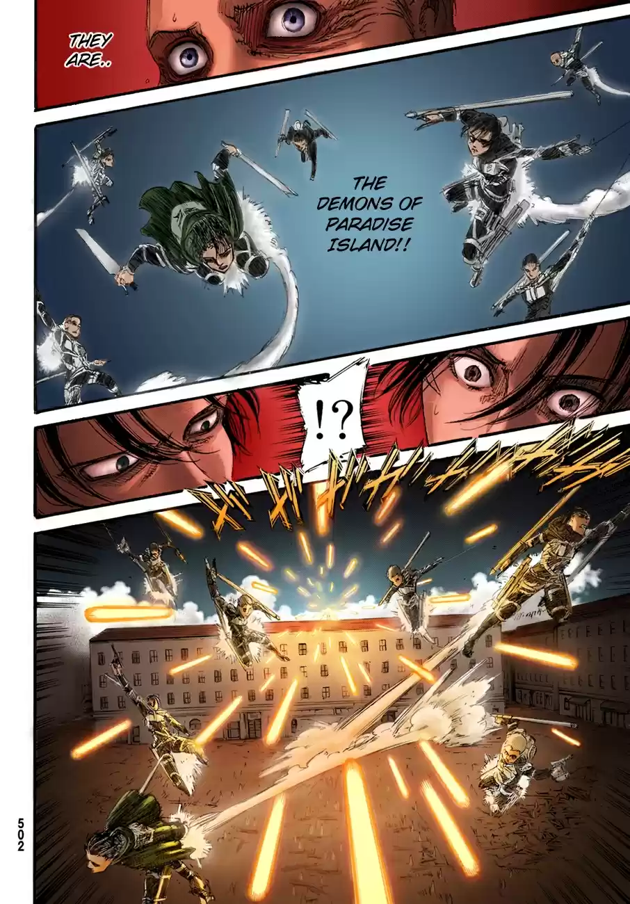 Shingeki no Kyojin (fan colored) Vol. 25 Ch. 102 Too Little, Too Late