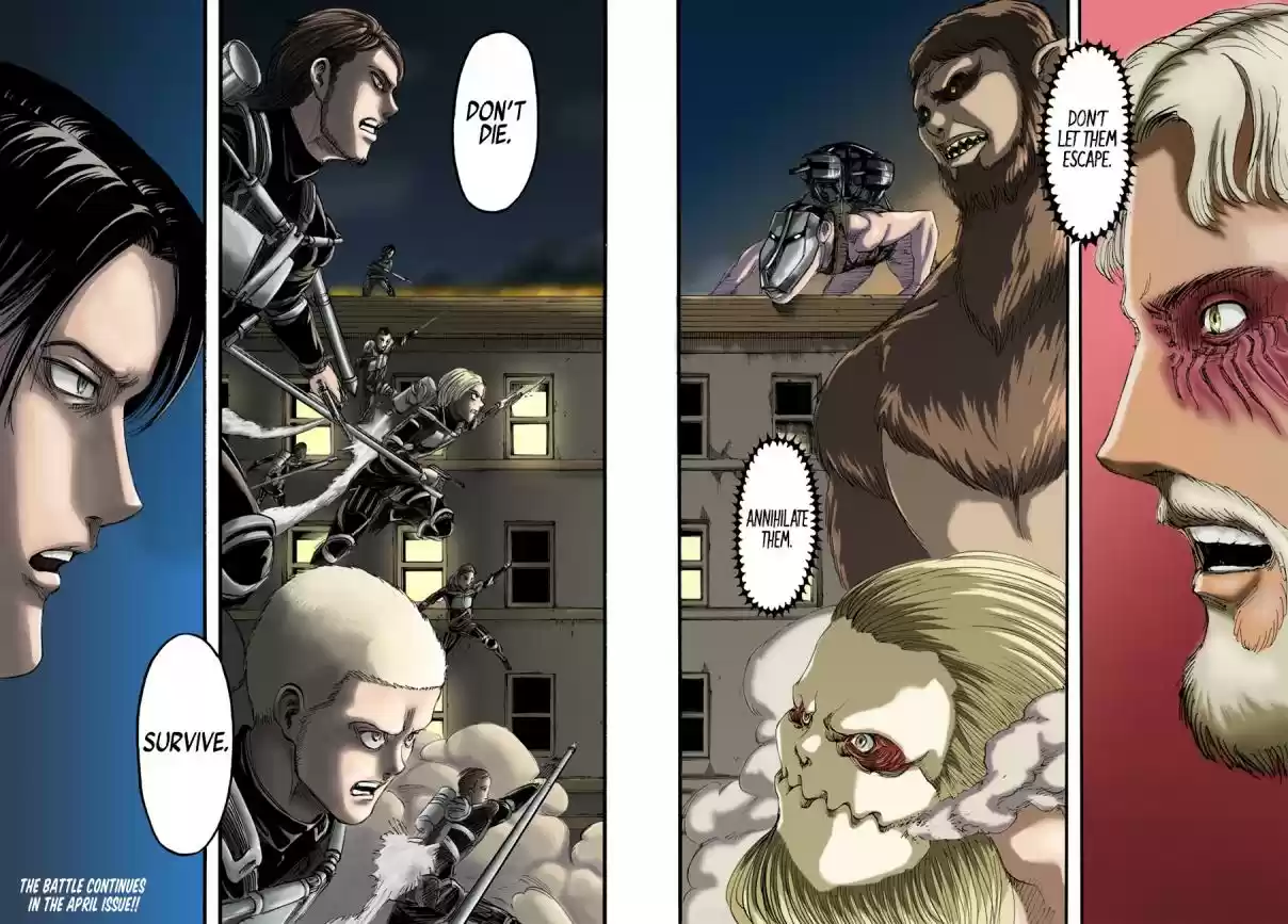 Shingeki no Kyojin (fan colored) Vol. 25 Ch. 102 Too Little, Too Late