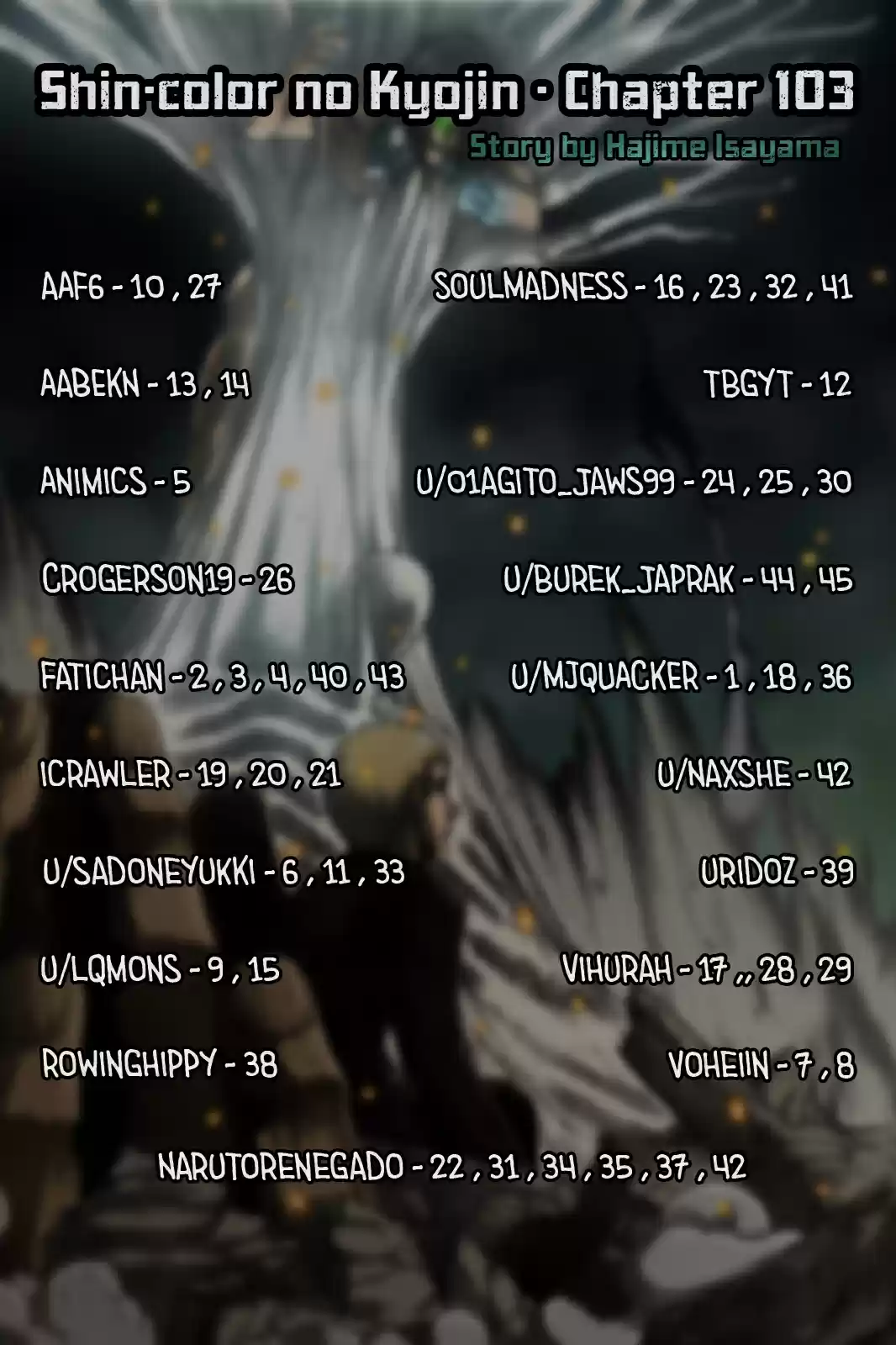 Shingeki no Kyojin (fan colored) Vol. 26 Ch. 103 Assault