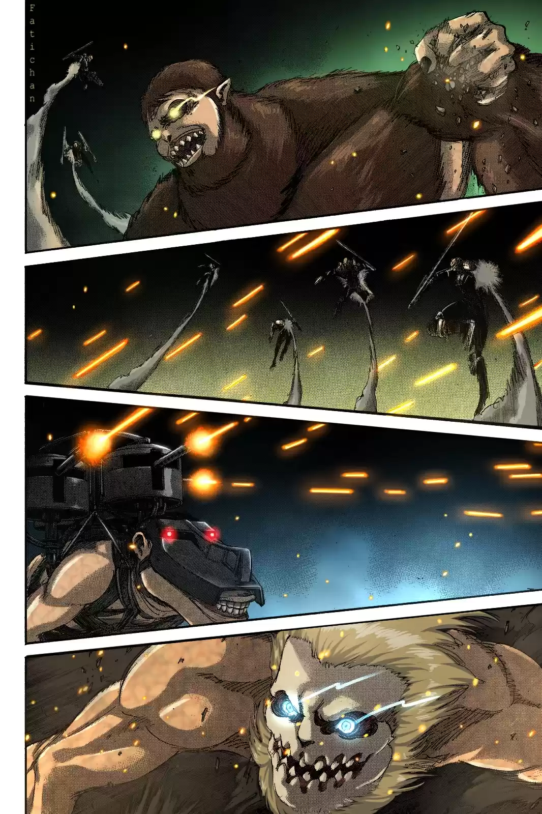 Shingeki no Kyojin (fan colored) Vol. 26 Ch. 103 Assault