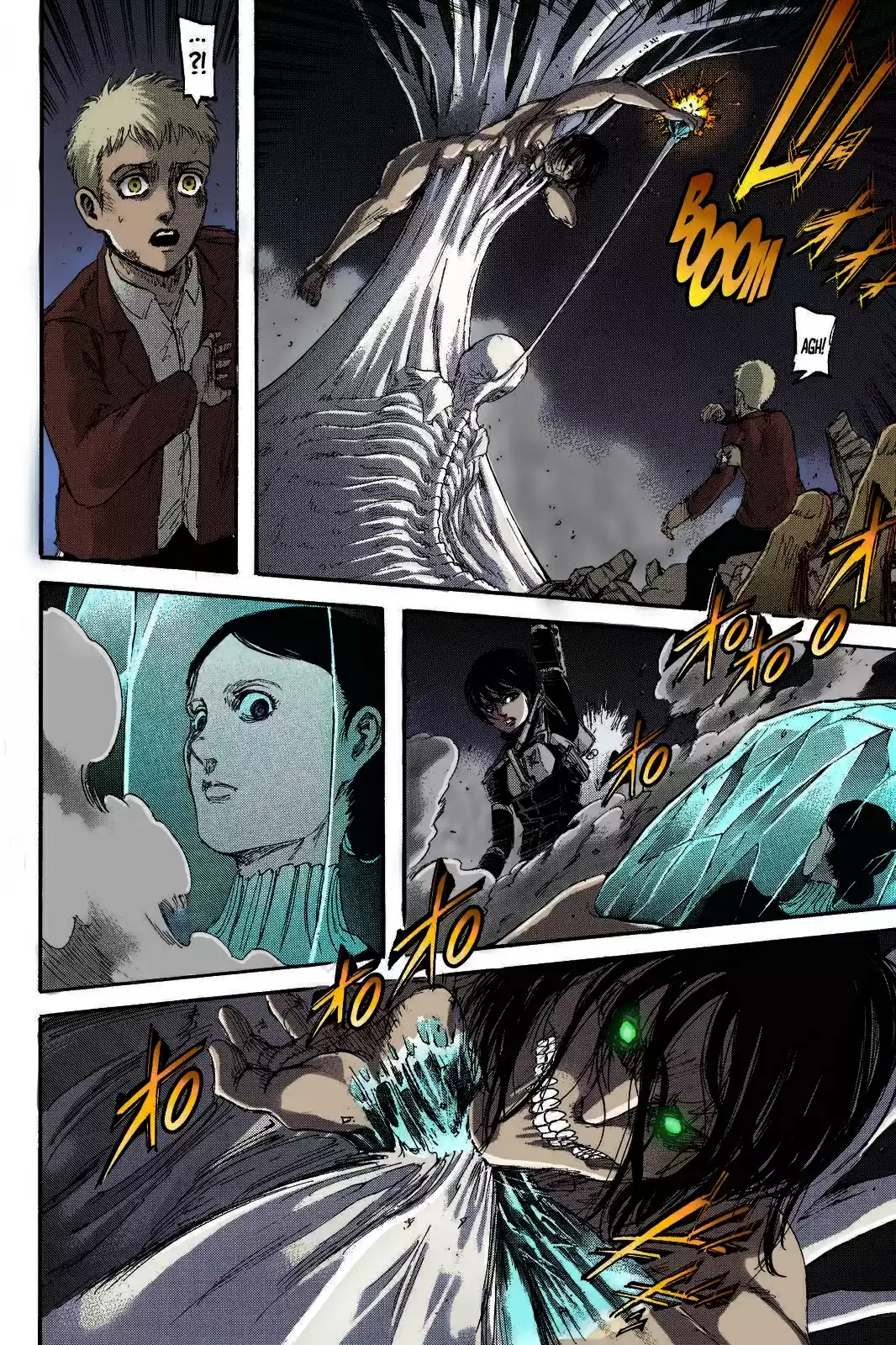 Shingeki no Kyojin (fan colored) Vol. 26 Ch. 103 Assault