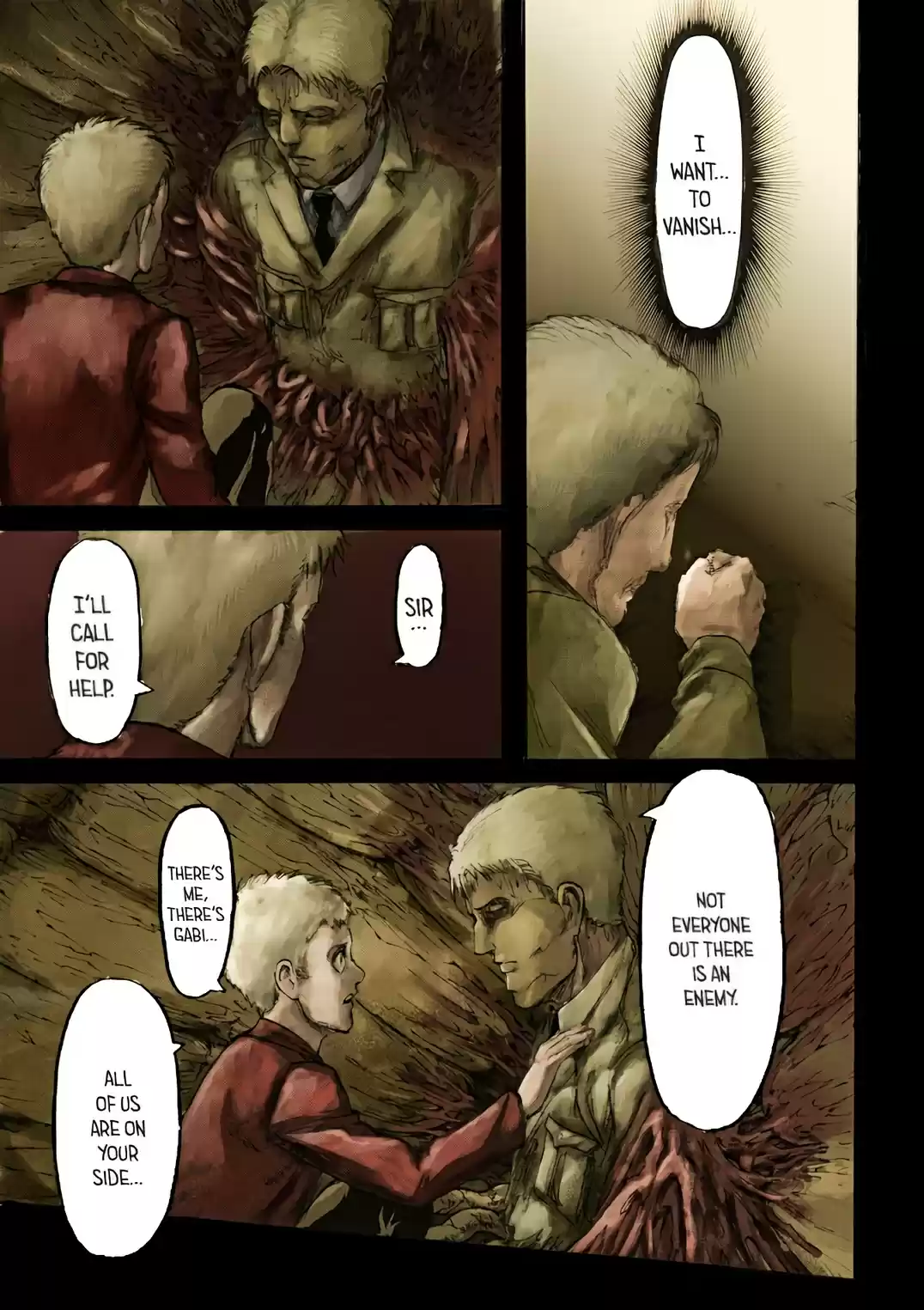 Shingeki no Kyojin (fan colored) Vol. 26 Ch. 103 Assault