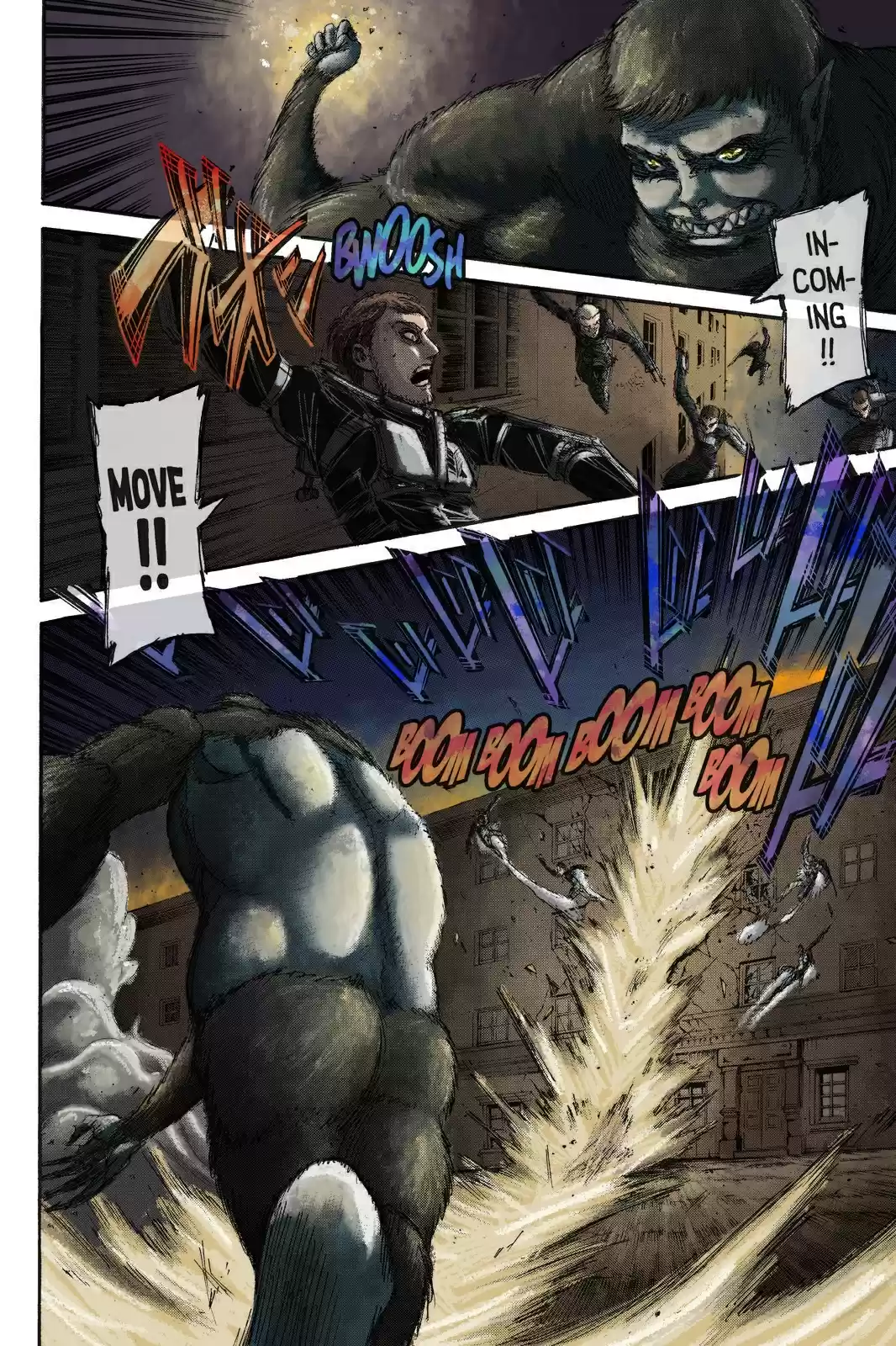 Shingeki no Kyojin (fan colored) Vol. 26 Ch. 103 Assault