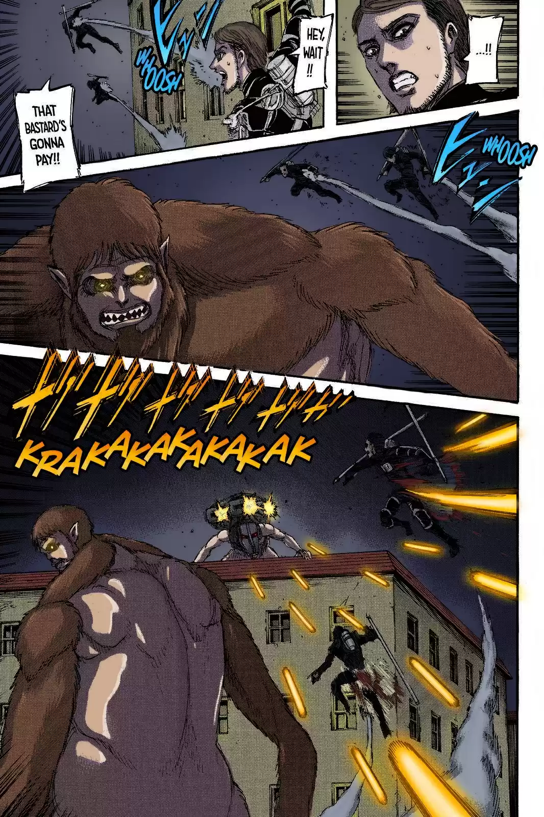 Shingeki no Kyojin (fan colored) Vol. 26 Ch. 103 Assault