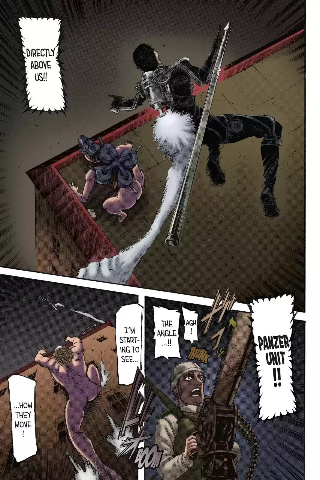 Shingeki no Kyojin (fan colored) Vol. 26 Ch. 103 Assault