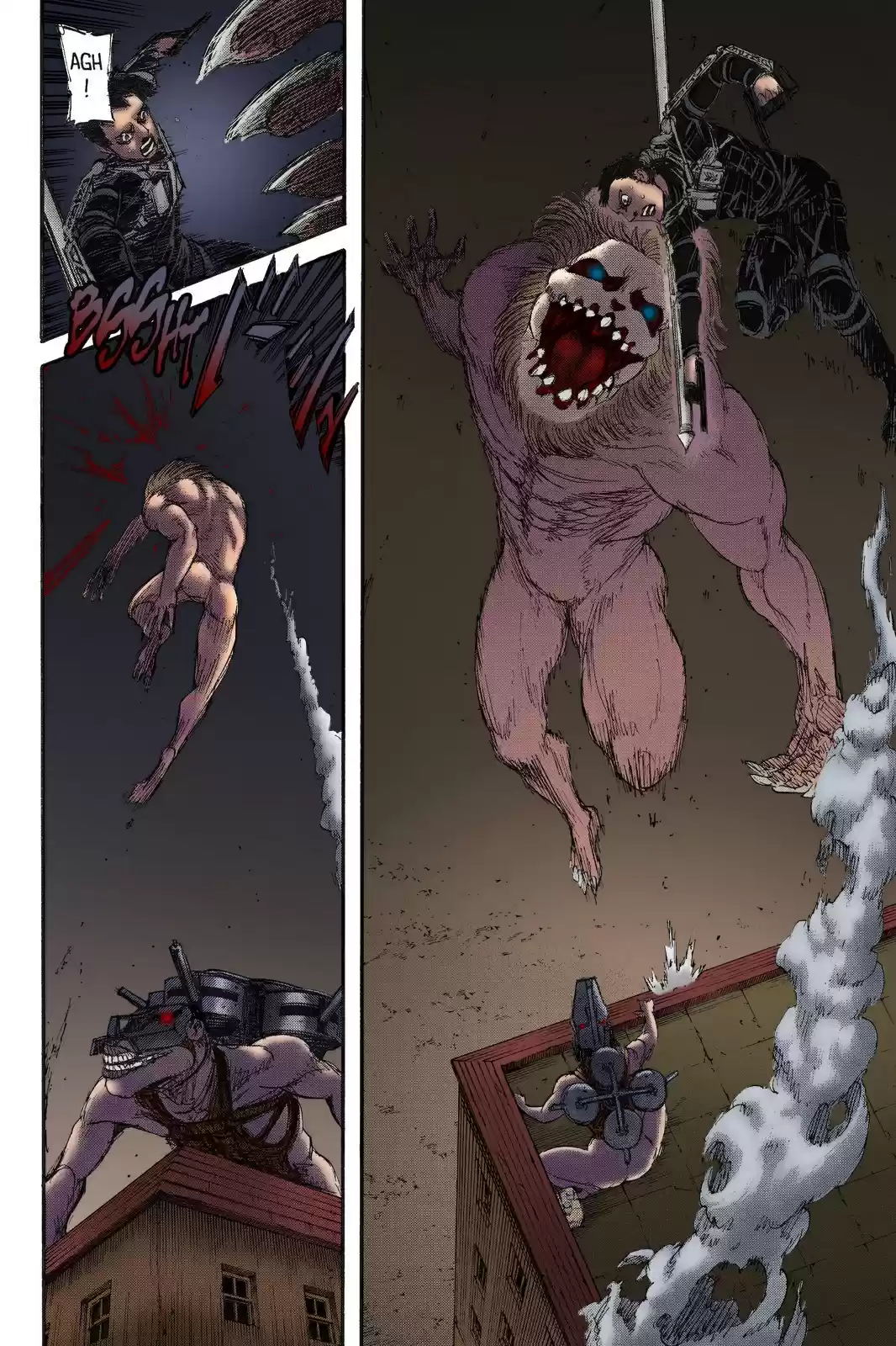 Shingeki no Kyojin (fan colored) Vol. 26 Ch. 103 Assault