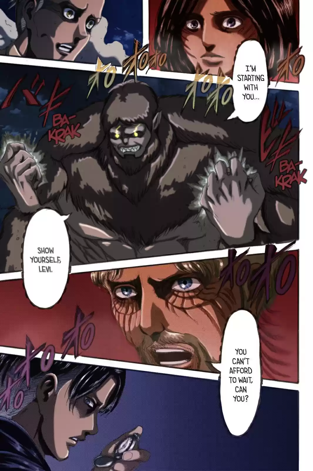 Shingeki no Kyojin (fan colored) Vol. 26 Ch. 103 Assault