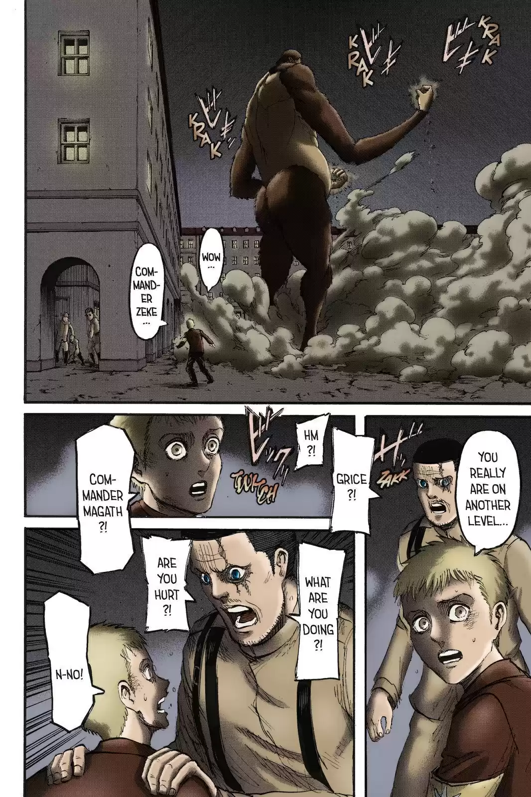 Shingeki no Kyojin (fan colored) Vol. 26 Ch. 103 Assault