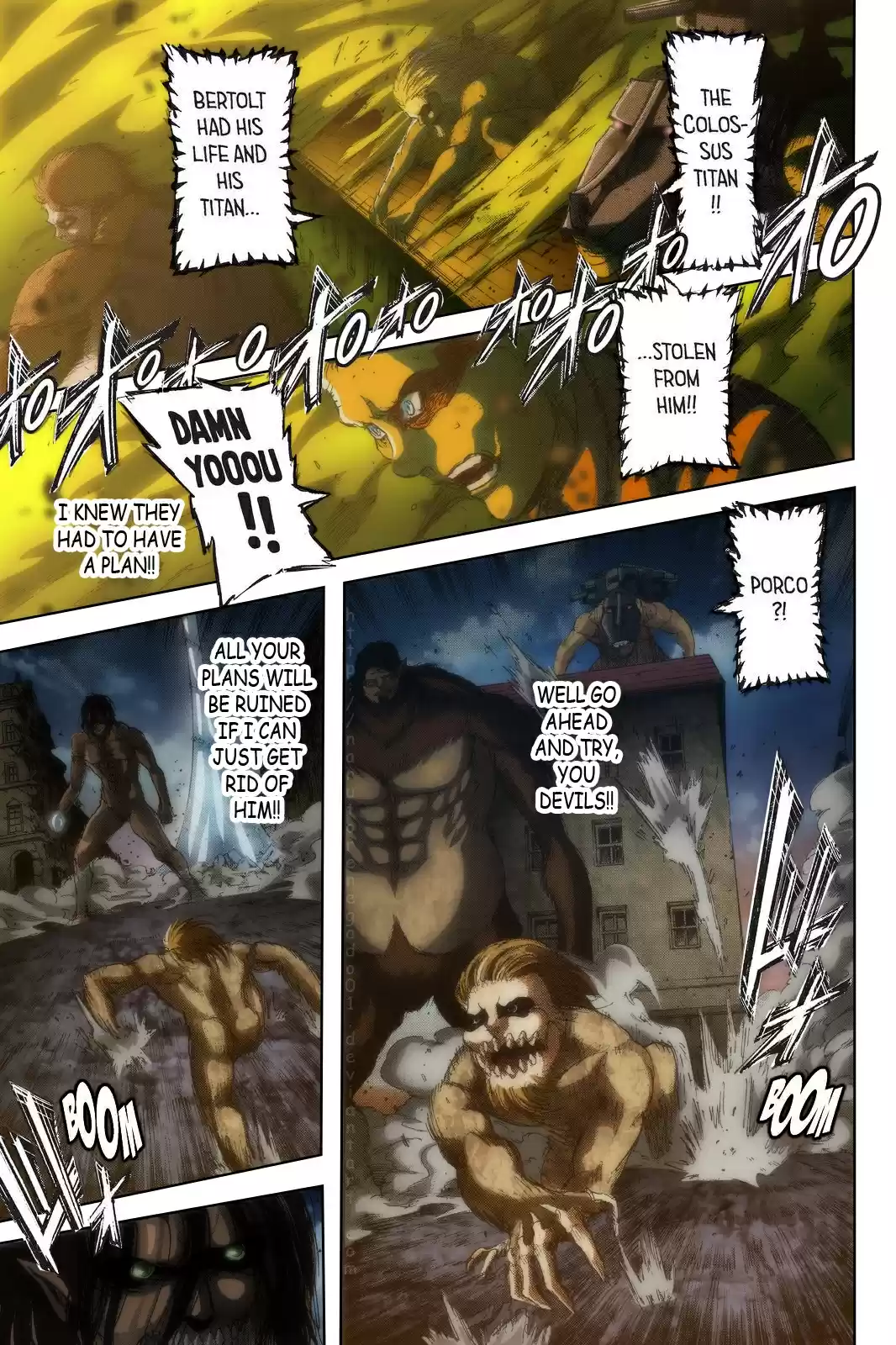 Shingeki no Kyojin (fan colored) Vol. 26 Ch. 103 Assault