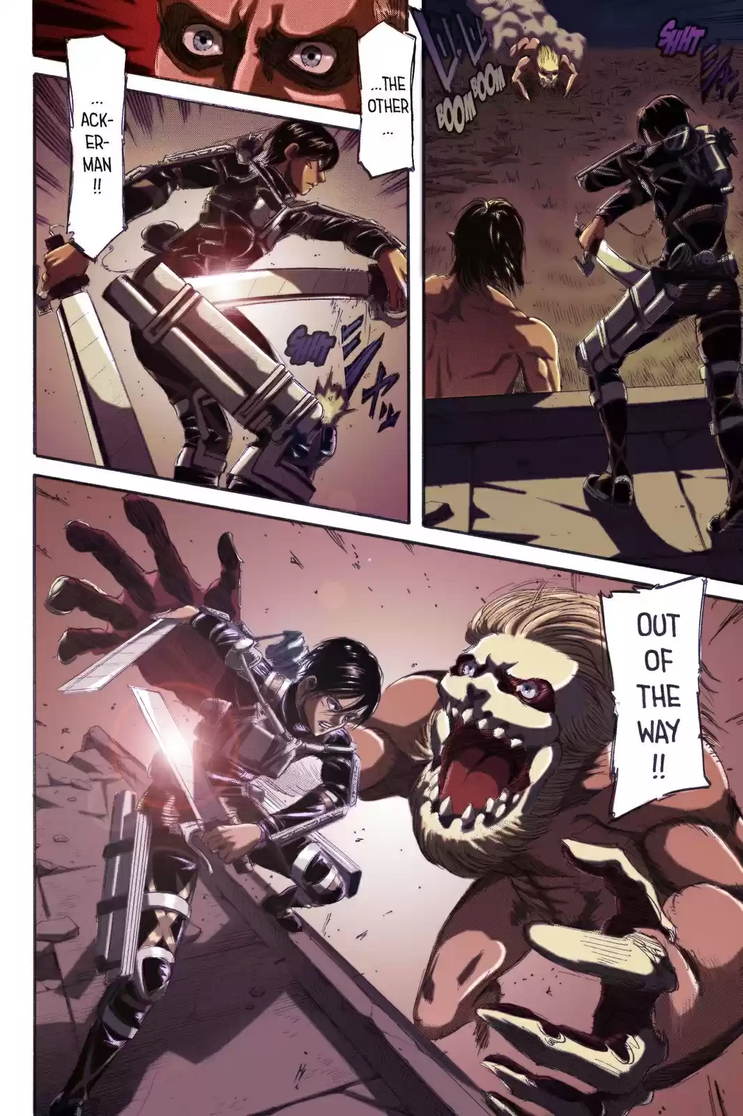 Shingeki no Kyojin (fan colored) Vol. 26 Ch. 103 Assault