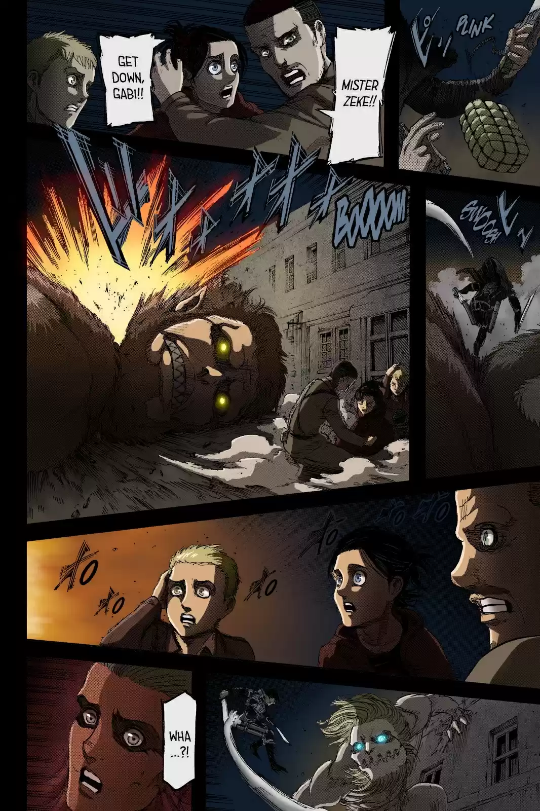 Shingeki no Kyojin (fan colored) Vol. 26 Ch. 103 Assault