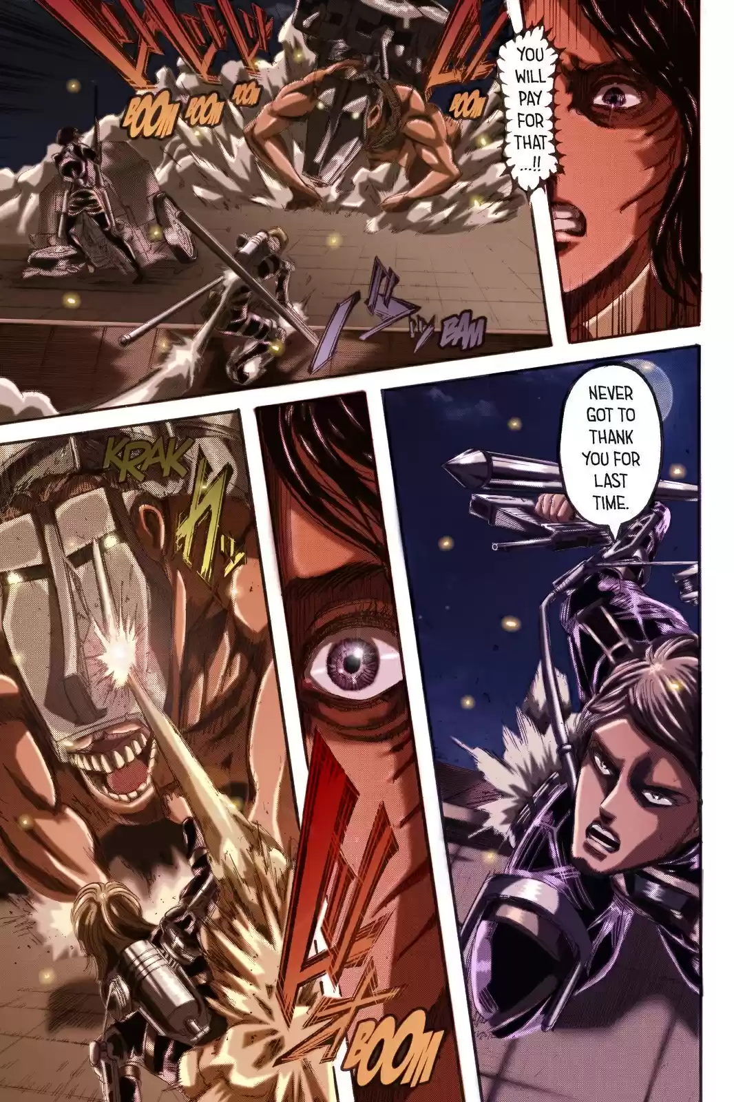 Shingeki no Kyojin (fan colored) Vol. 26 Ch. 103 Assault