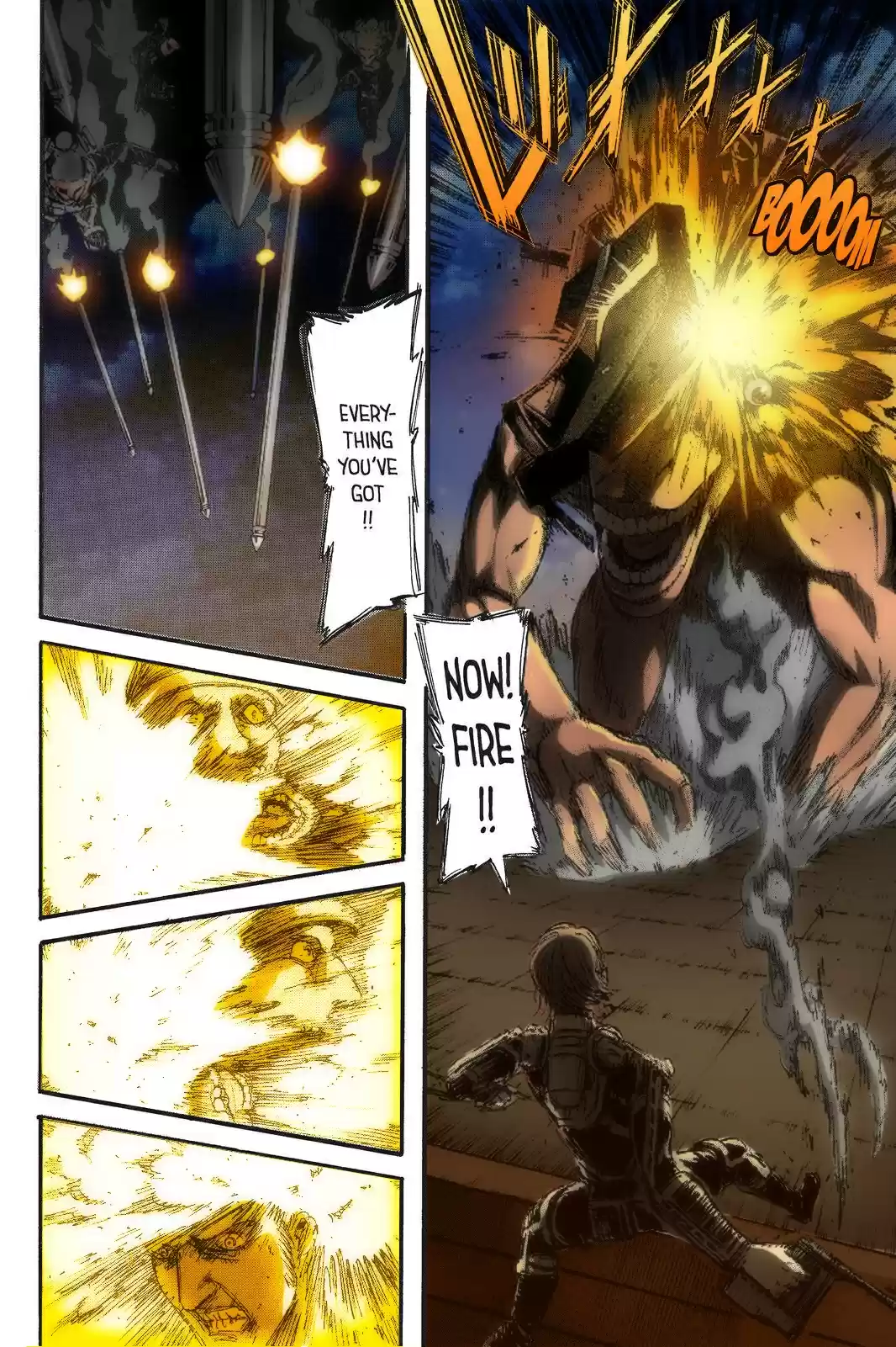 Shingeki no Kyojin (fan colored) Vol. 26 Ch. 103 Assault