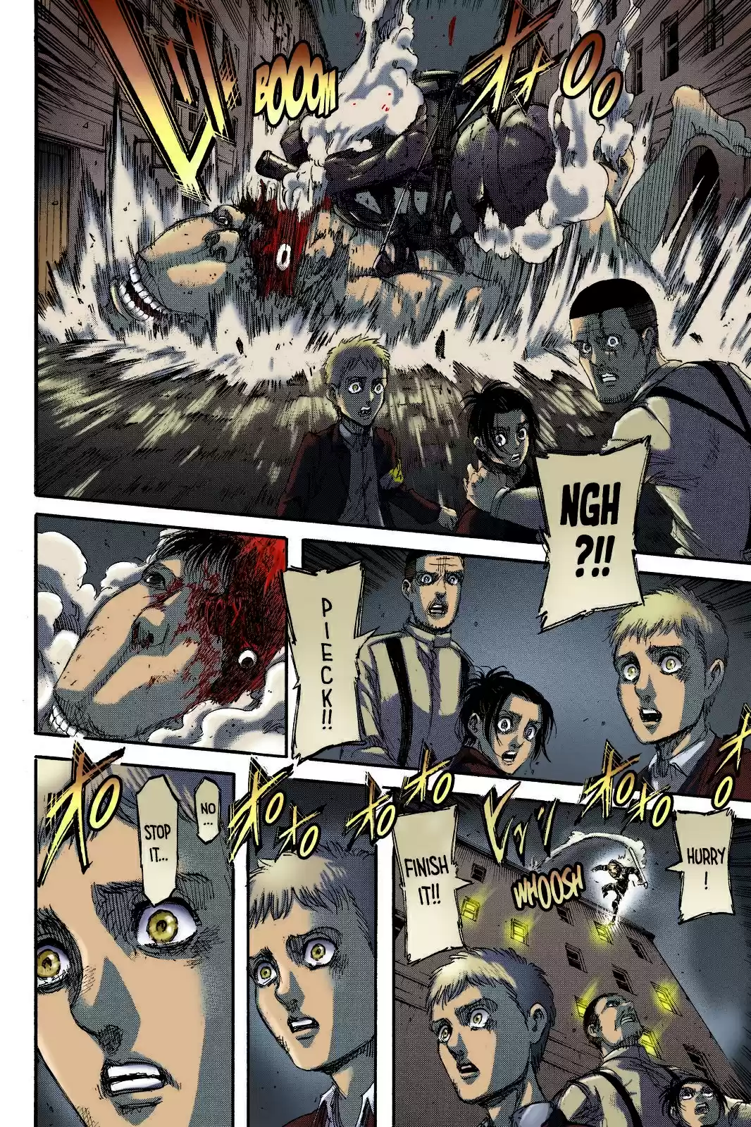 Shingeki no Kyojin (fan colored) Vol. 26 Ch. 103 Assault