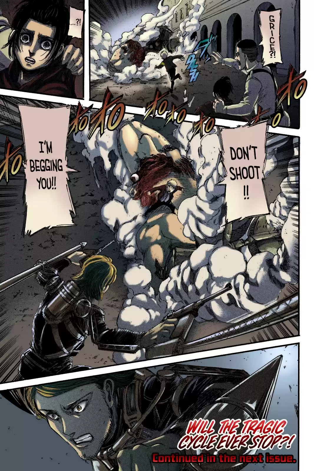 Shingeki no Kyojin (fan colored) Vol. 26 Ch. 103 Assault
