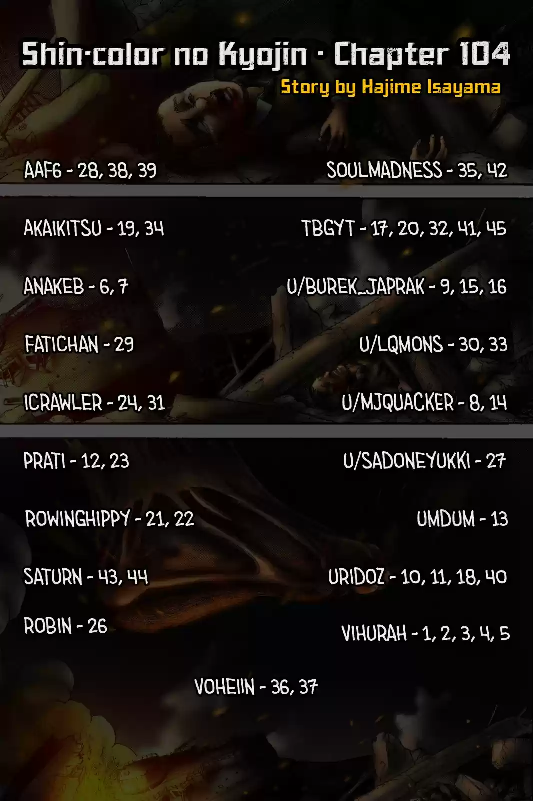 Shingeki no Kyojin (fan colored) Vol. 26 Ch. 104 Victors