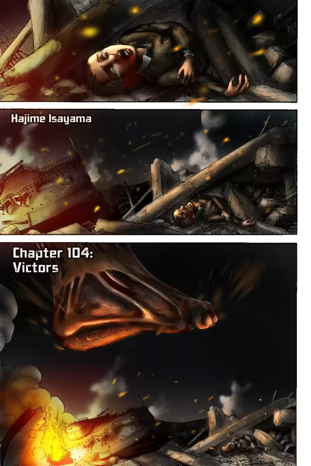 Shingeki no Kyojin (fan colored) Vol. 26 Ch. 104 Victors