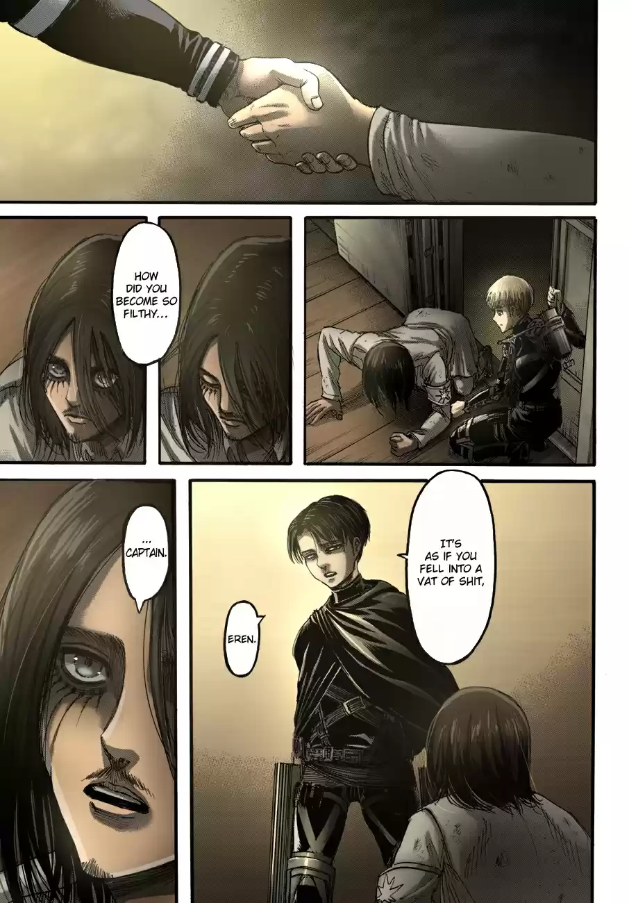 Shingeki no Kyojin (fan colored) Vol. 26 Ch. 105 Assassin's Bullet