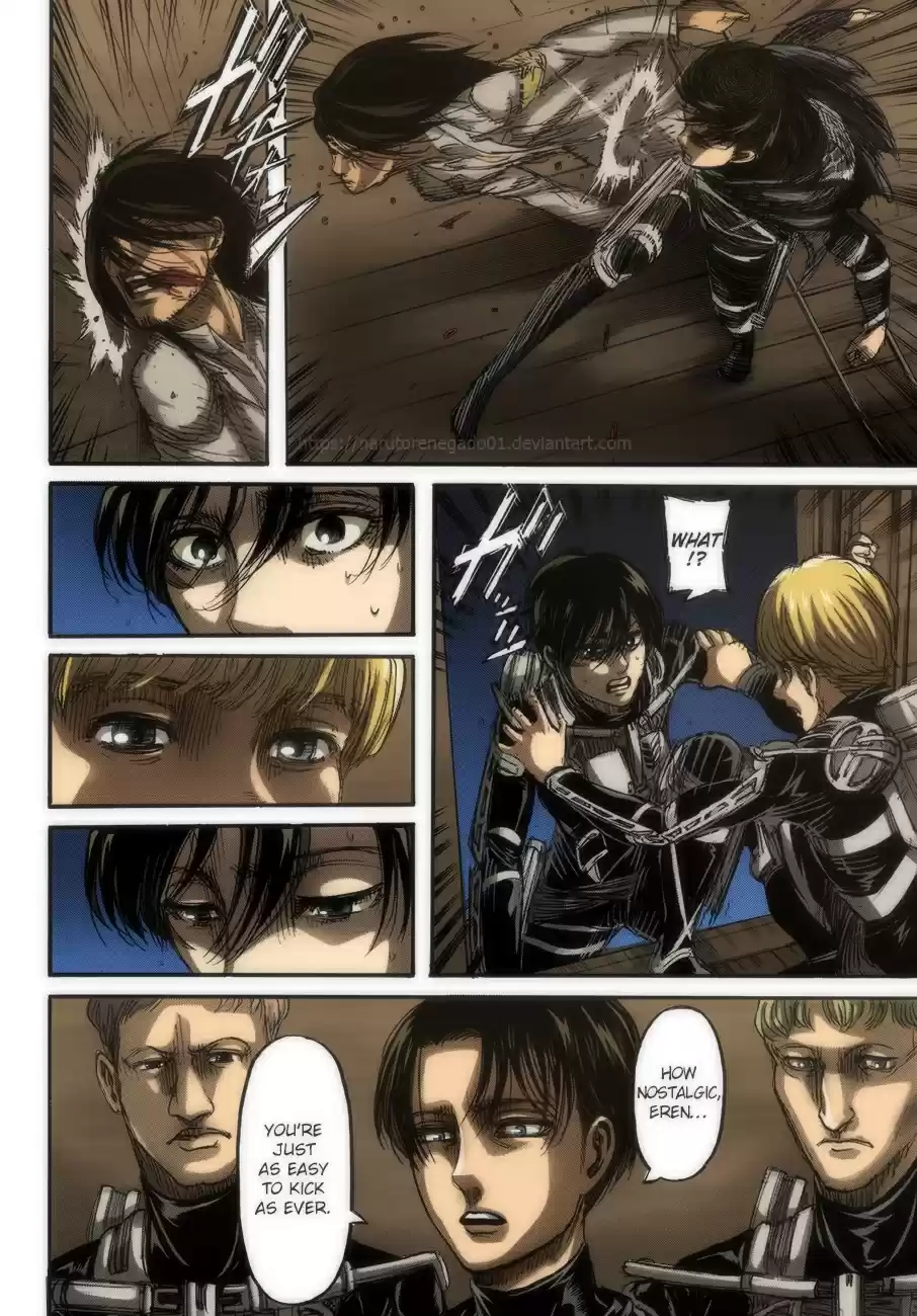 Shingeki no Kyojin (fan colored) Vol. 26 Ch. 105 Assassin's Bullet