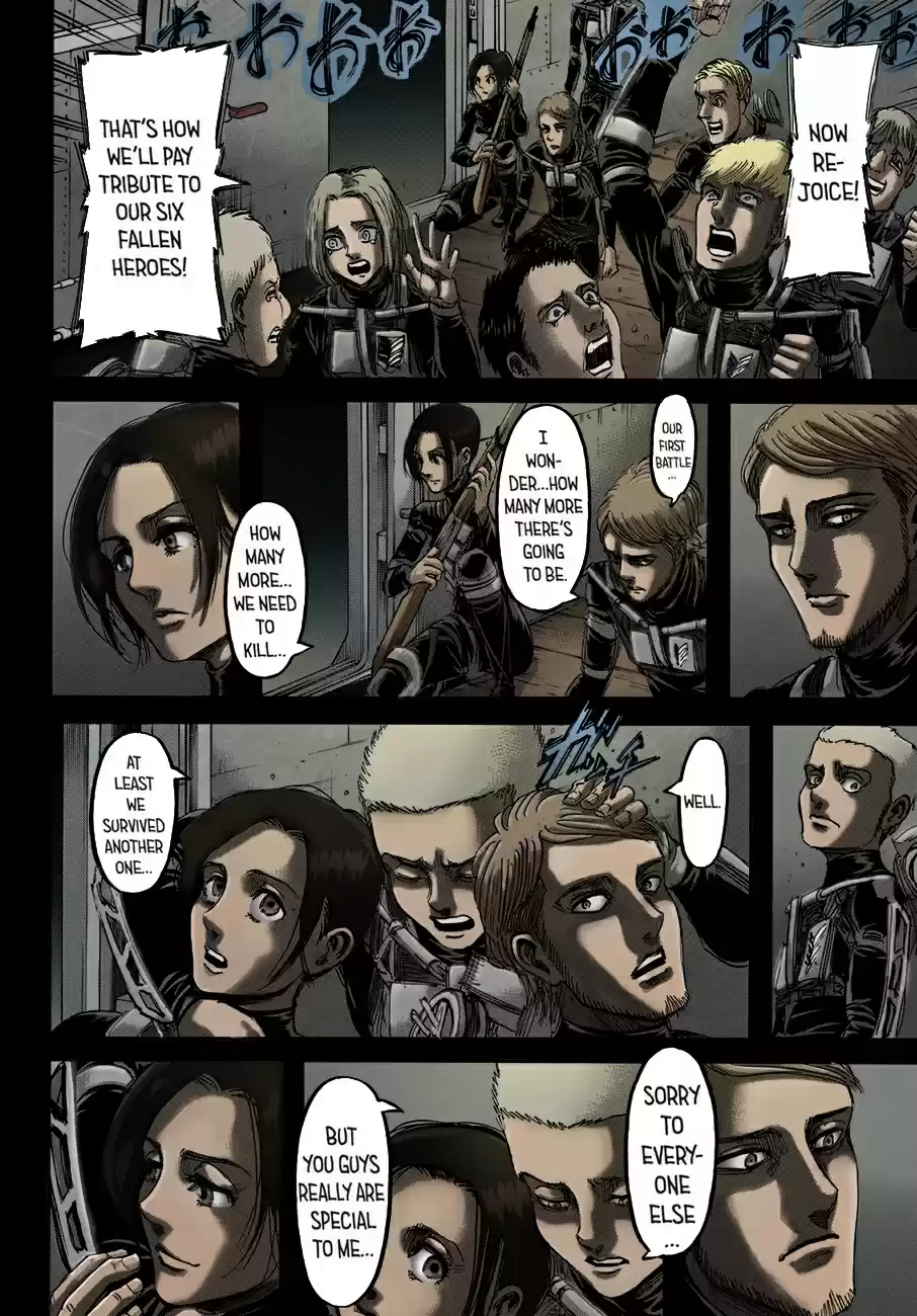 Shingeki no Kyojin (fan colored) Vol. 26 Ch. 105 Assassin's Bullet