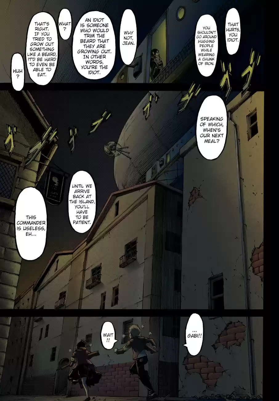 Shingeki no Kyojin (fan colored) Vol. 26 Ch. 105 Assassin's Bullet