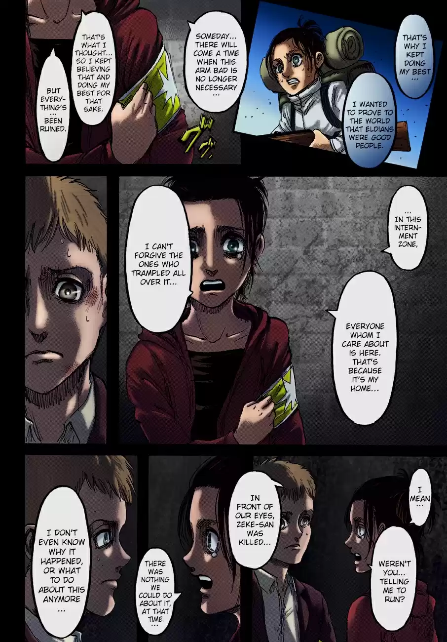 Shingeki no Kyojin (fan colored) Vol. 26 Ch. 105 Assassin's Bullet